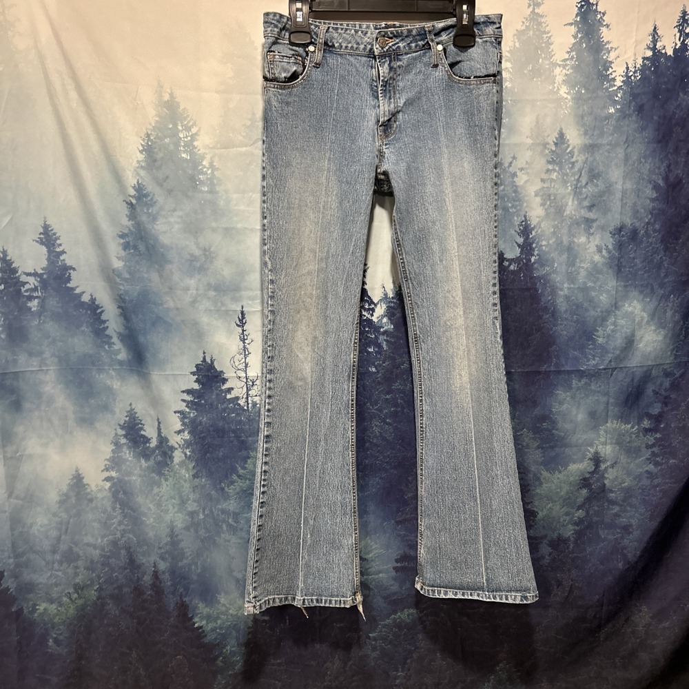 Vintage Y2K Zoey Beth Women's Bootcut Denim Jeans 9/10 Medium Wash Stretch